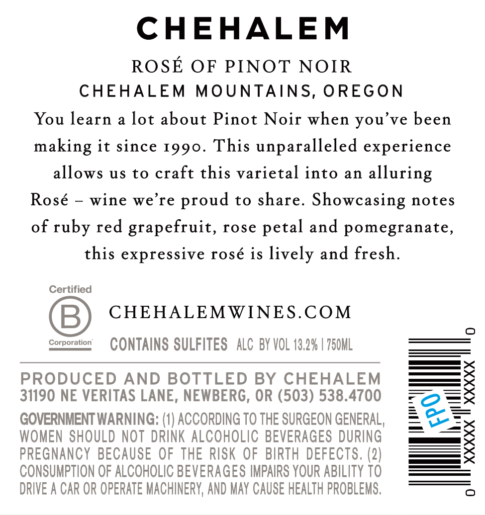 Back Label