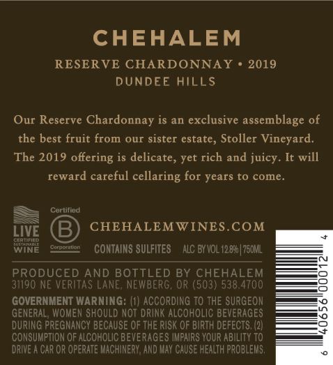 Back Label