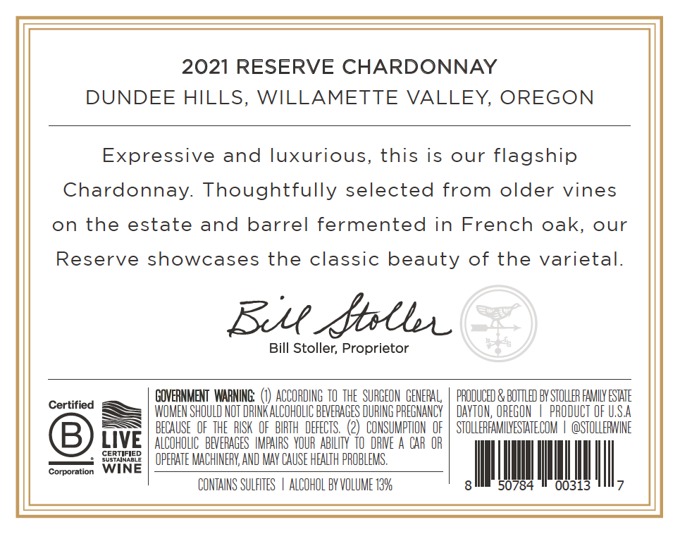 Back Label