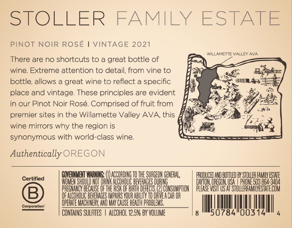 Back Label 