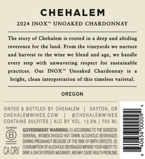 Back Label
