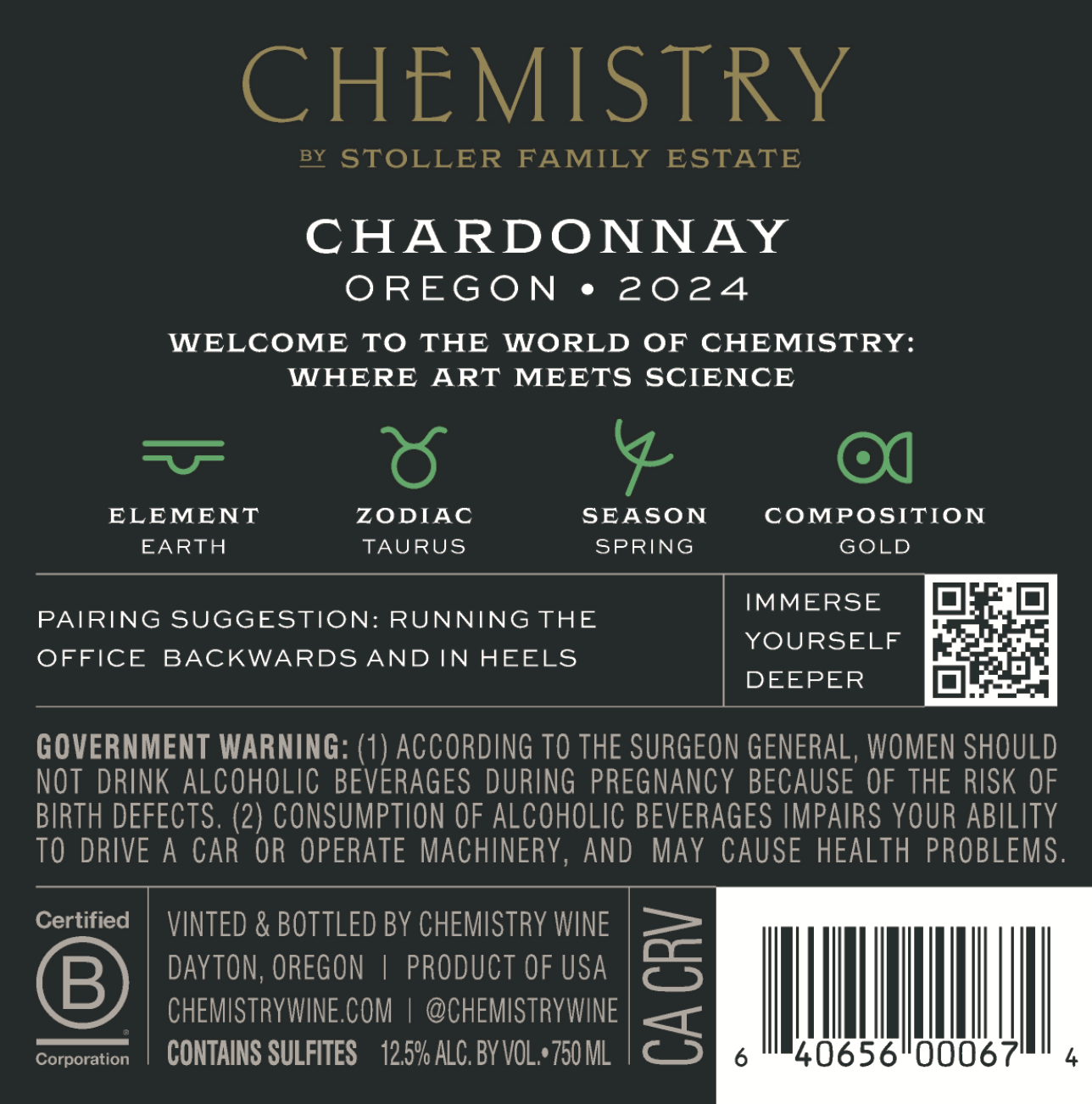 Back Label