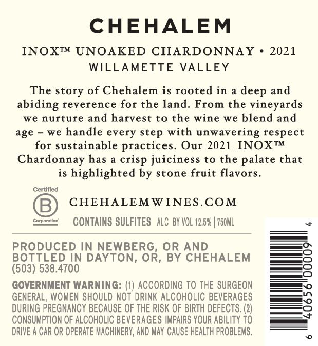 Back Label