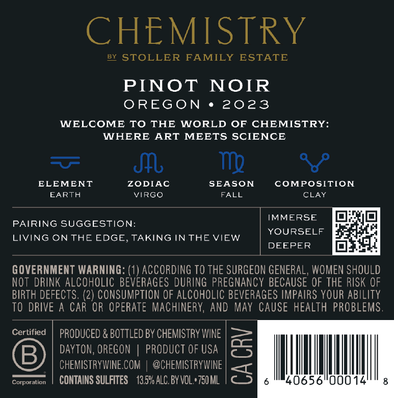 Back Label
