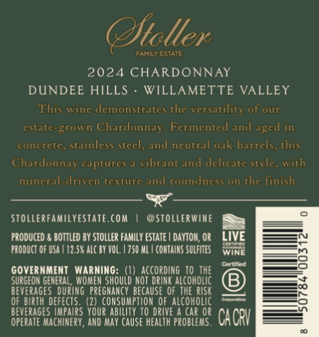 Back Label