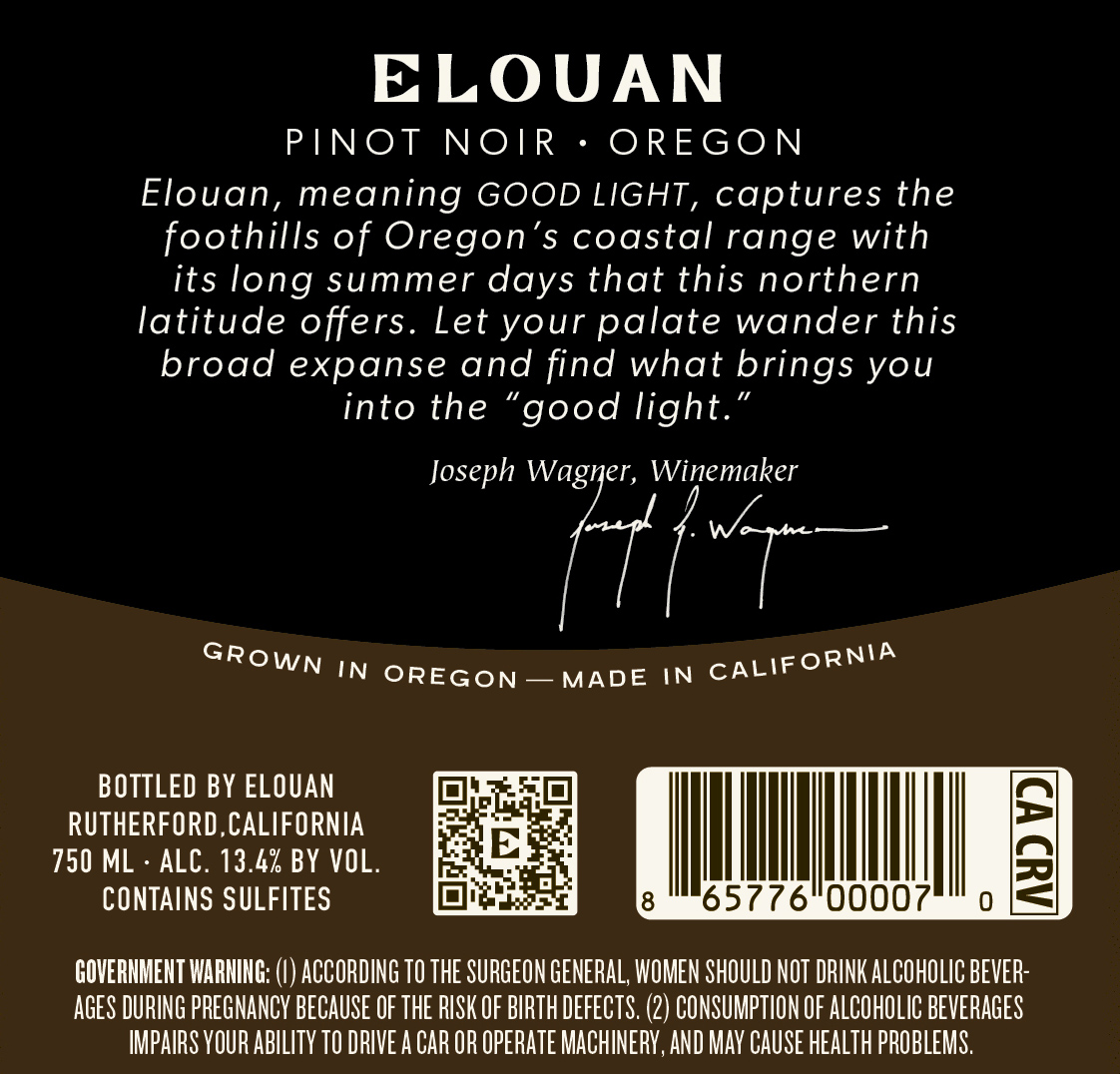 Back Label